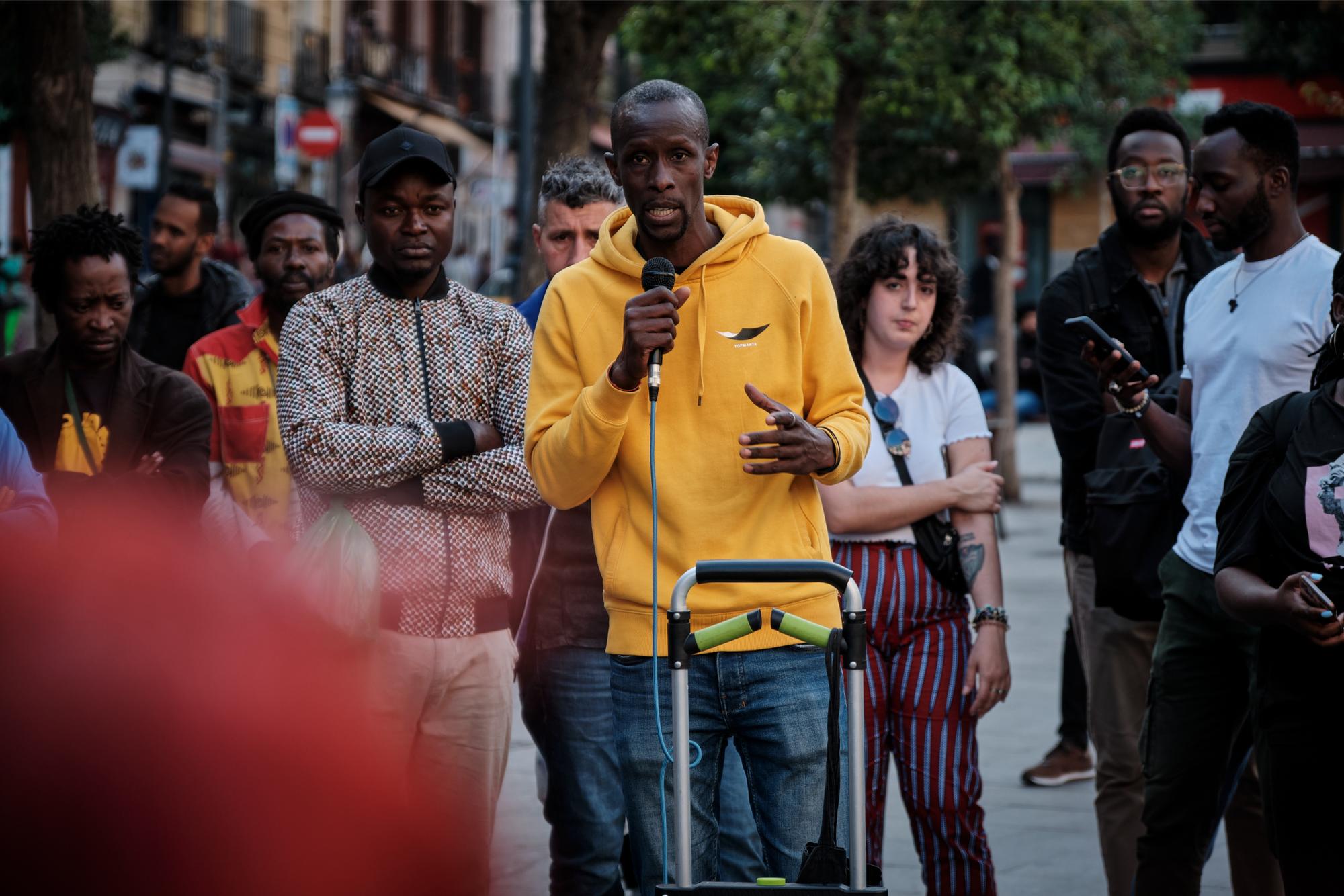 Concentración Lavapiés contra violencia policial - 1